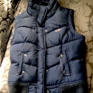 Hollister Navy vest Medium